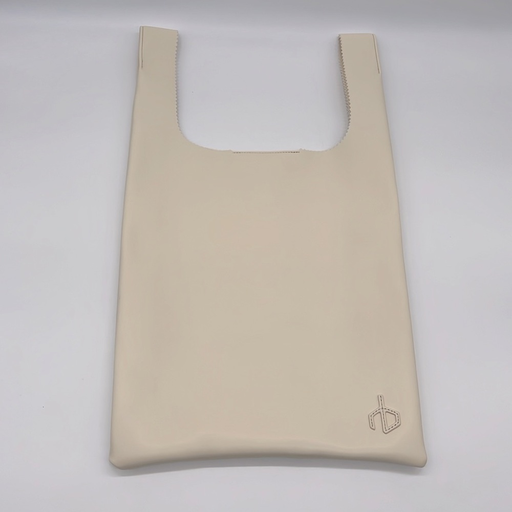 rag & bone Mission Faux Leather Shopper Ivory